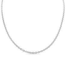 Load image into Gallery viewer, Stainless Steel Loop Chain Necklace: Black / 20"
