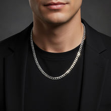 Load image into Gallery viewer, Stainless Steel Curb Chain Necklace: 28" / 7mm
