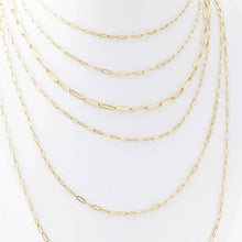 Load image into Gallery viewer, 14K Gold Filled PLUS™ 2.5MM Paperclip Chain Necklace: 30"
