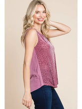 Load image into Gallery viewer, Velvet Mesh Tank
