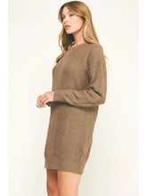 Load image into Gallery viewer, Taupe Sweater Dress
