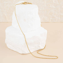 Load image into Gallery viewer, 14K Gold Filled Plus™ Crimped Oval Link Chain Necklace: Gold / 20"+2"
