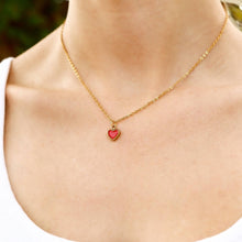 Load image into Gallery viewer, Stainless Steel Loop Chain Necklace: Black / 20"
