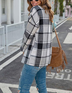 Black & Grey Shacket