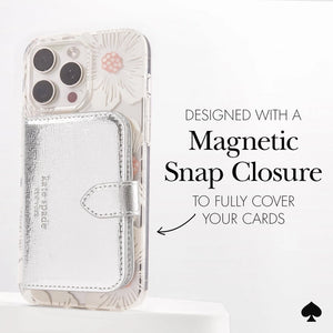 Kate Spade Magsafe Wallet-Silver