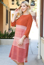 Load image into Gallery viewer, Rust Midi Dress
