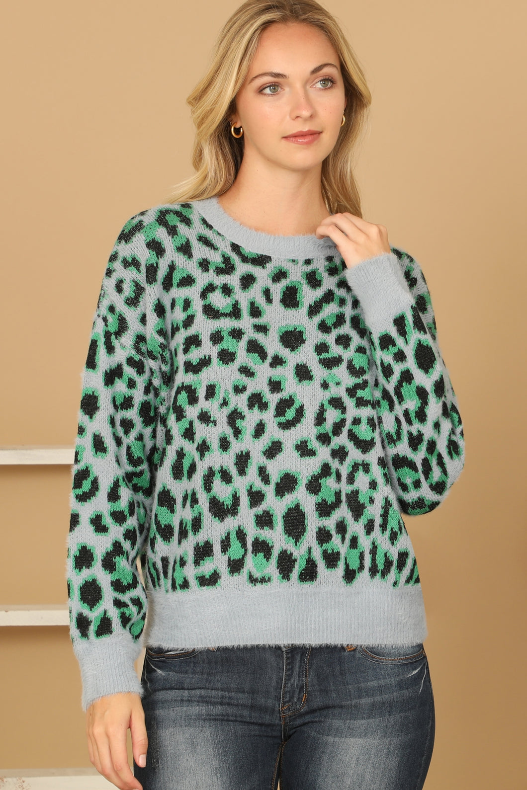 Cozy Leopard Sweater