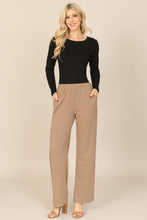 Load image into Gallery viewer, Mocha Ribbed Pants
