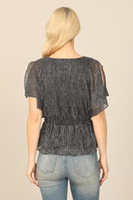 Load image into Gallery viewer, Shimmer Wrap Top
