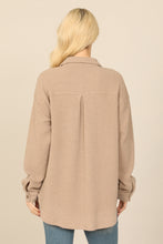 Load image into Gallery viewer, Textured Shacket- Beige
