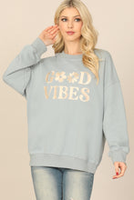 Load image into Gallery viewer, Embroidered Good Vibes Crew
