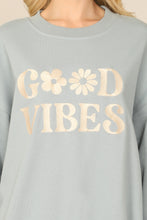 Load image into Gallery viewer, Embroidered Good Vibes Crew
