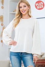 Load image into Gallery viewer, [PLUS] Grace Top-Cream
