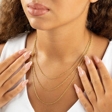 Load image into Gallery viewer, 14K Gold Filled Plus™ Crimped Oval Link Chain Necklace: Gold / 20"+2"
