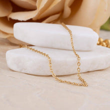 Load image into Gallery viewer, 14K Gold Filled Plus™ Crimped Oval Link Chain Necklace: Gold / 20"+2"
