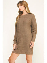 Load image into Gallery viewer, Taupe Sweater Dress
