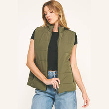 Load image into Gallery viewer, Olive Puffer Vest
