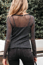 Load image into Gallery viewer, Glitter Mesh Top
