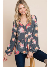 Load image into Gallery viewer, Floral Babydoll Top
