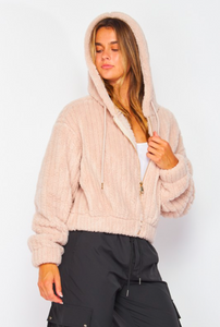 Milk Tea Plush Jacket