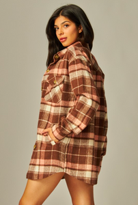 Rust Pink Shacket