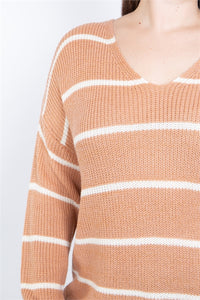 [PLUS] Almond Knit Sweater